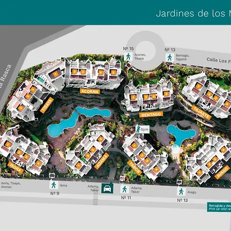 Ferienhaus Jardines - Isora 03 Garden View Arona (Tenerife)